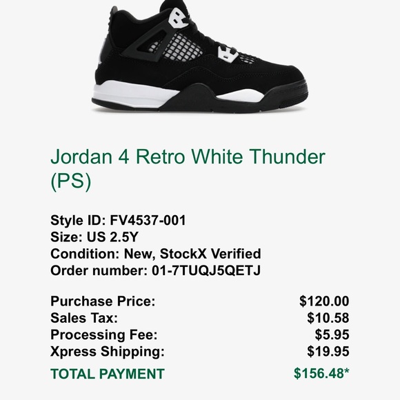 Jordan Other - 🆕 JORDAN 4 Retro White Thunder
